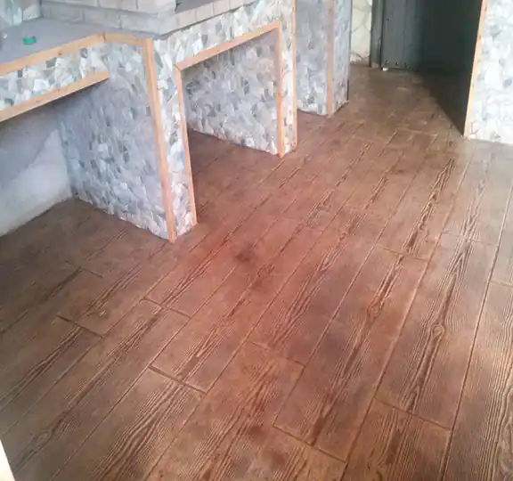 Instalación y mantenimiento de hormigón impreso 1 cm