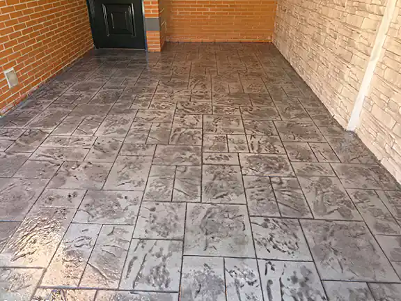 Instalación sin obra hormigón impreso 1 cm